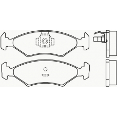 T4017 PAGID Комплект тормозных колодок, дисковый тормоз