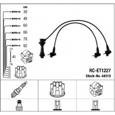 44319 NGK Комплект проводов зажигания