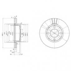 BG2668 DELPHI Тормозной диск