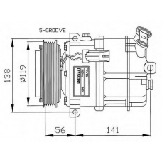 32195 NRF Компрессор, кондиционер