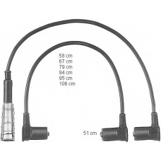 0300890501 BERU Комплект проводов зажигания