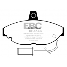 DP467 EBC Brakes Колодки тормозные