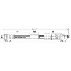 FBH7092 FIRST LINE Тормозной шланг