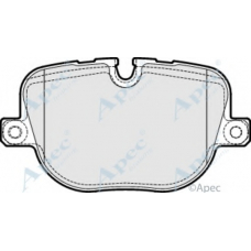 PAD1729 APEC Комплект тормозных колодок, дисковый тормоз
