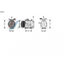 FTK049 AVA Компрессор, кондиционер