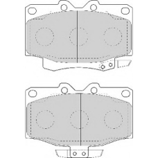 FD7017A NECTO Комплект тормозных колодок, дисковый тормоз