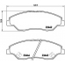 P 30 015 BREMBO Комплект тормозных колодок, дисковый тормоз