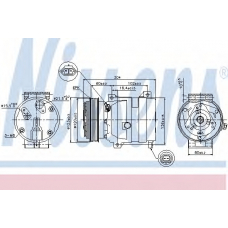 89281 NISSENS Компрессор, кондиционер