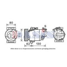 852733N AKS DASIS Компрессор, кондиционер