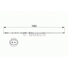 1 987 473 500 BOSCH Сигнализатор, износ тормозных колодок