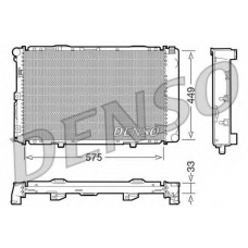 DRM17066 DENSO Радиатор, охлаждение двигателя