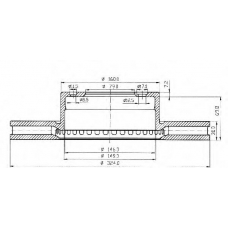 BDC4636 QUINTON HAZELL Тормозной диск