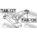 TAB-126 FEBEST Подвеска, рычаг независимой подвески колеса