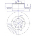 142.1071 CAR Тормозной диск