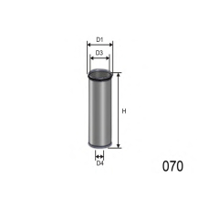 R979 MISFAT Воздушный фильтр