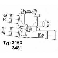 3481.88D WAHLER Термостат, охлаждающая жидкость