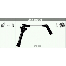 J5389001 NIPPARTS Комплект проводов зажигания