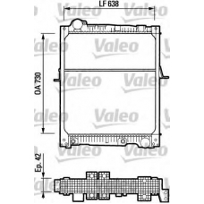 730543 VALEO Радиатор, охлаждение двигателя