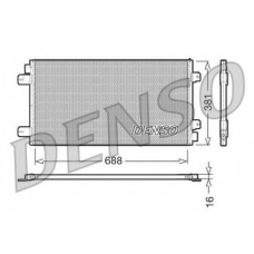 DCN23024 DENSO Конденсатор, кондиционер