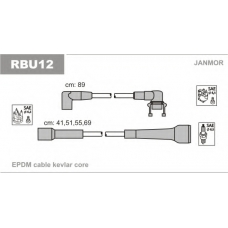 RBU12 JANMOR Комплект проводов зажигания
