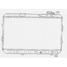 0100792 BEHR Radiator