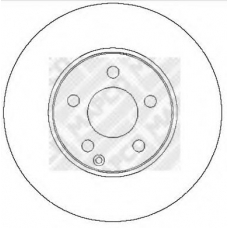 15810 MAPCO Тормозной диск