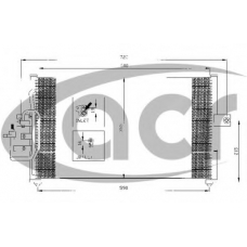 300364 ACR Конденсатор, кондиционер