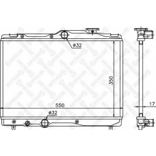 10-26391-SX STELLOX Радиатор, охлаждение двигателя