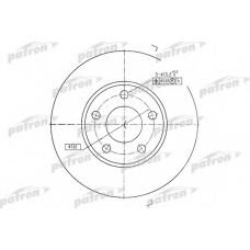 PBD2626 PATRON Тормозной диск