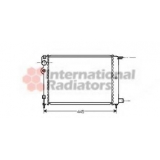09002080 VAN WEZEL Радиатор, охлаждение двигателя