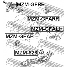 MZM-GFARR FEBEST Подвеска, двигатель