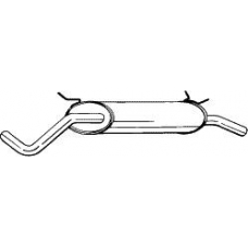 279-219 BOSAL Глушитель выхлопных газов конечный