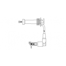 8A17/19 BREMI Провод зажигания