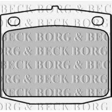BBP1288 BORG & BECK Комплект тормозных колодок, дисковый тормоз