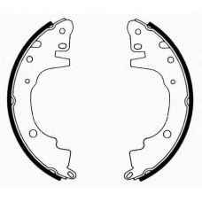 J GF-504AF JAPANPARTS Комплект тормозных колодок