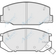 PAD854 APEC Комплект тормозных колодок, дисковый тормоз