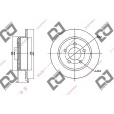 BD1696 DJ PARTS Тормозной диск