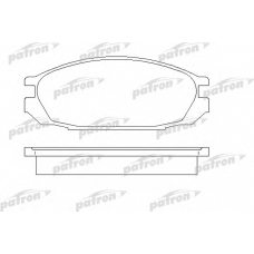 PBP937 PATRON Комплект тормозных колодок, дисковый тормоз