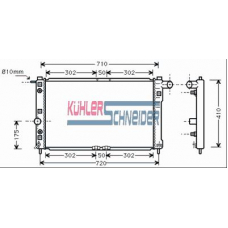 5200081 KUHLER SCHNEIDER Радиатор, охлаждение двигател