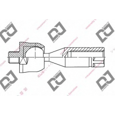 DR1012 DJ PARTS Осевой шарнир, рулевая тяга