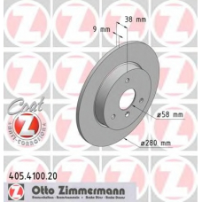 405.4100.20 ZIMMERMANN Тормозной диск