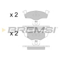 BP2672 BREMSI Комплект тормозных колодок, дисковый тормоз