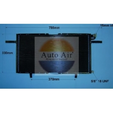 16-6203 AUTO AIR GLOUCESTER Конденсатор, кондиционер