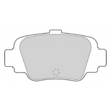 FD7041A NECTO Комплект тормозных колодок, дисковый тормоз