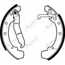 SHU397 APEC Тормозные колодки