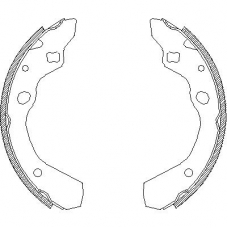 4190.00 REMSA Комплект тормозных колодок