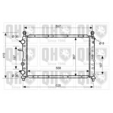 QER2143 QUINTON HAZELL Радиатор, охлаждение двигателя