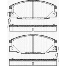 8110 10913 TRISCAN Комплект тормозных колодок, дисковый тормоз