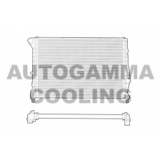 102884 AUTOGAMMA Радиатор, охлаждение двигателя