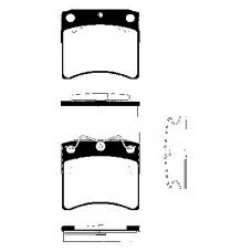 1501224738 S.b.s. Комплект тормозных колодок, дисковый тормоз